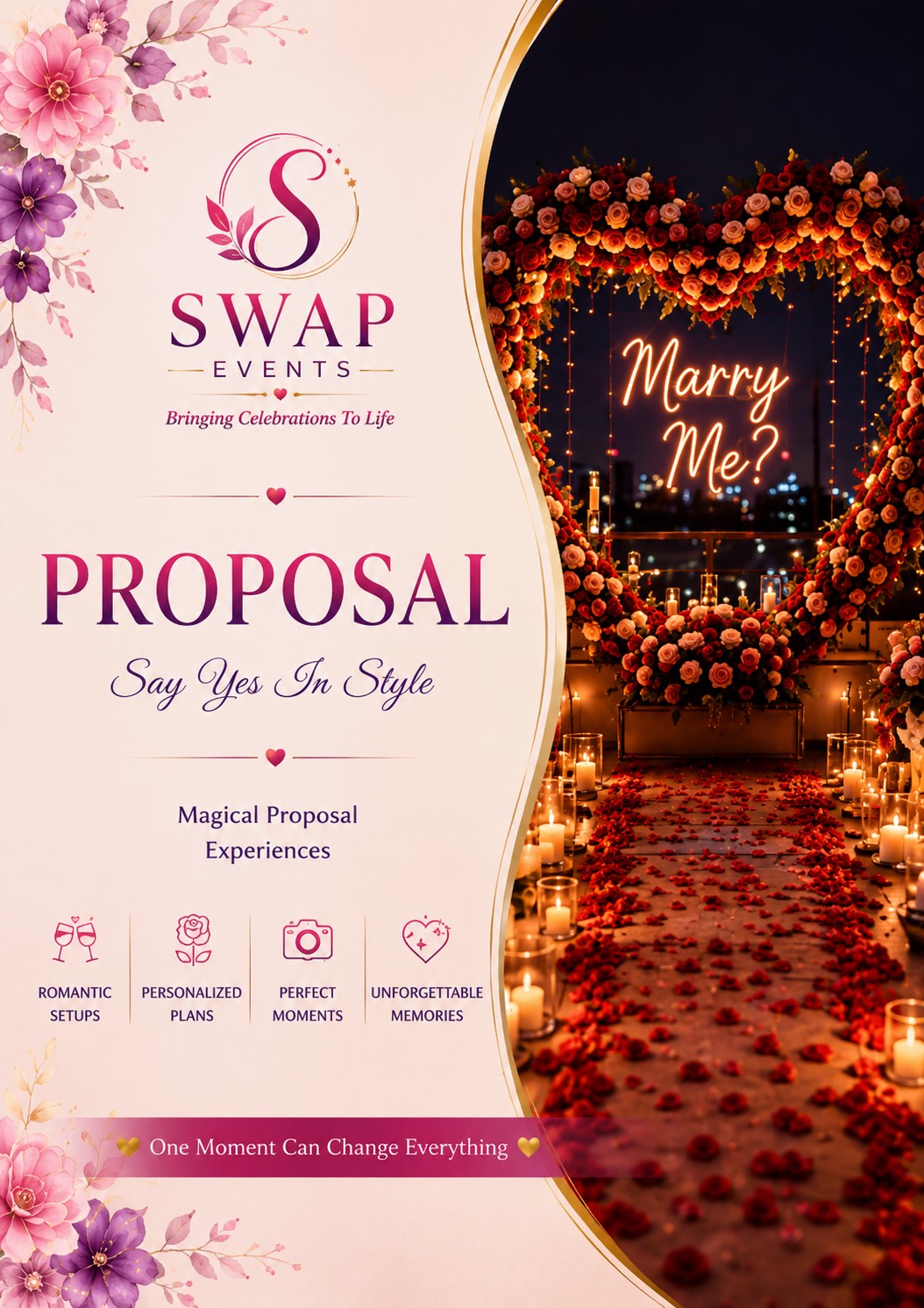 Proposal decoration setup